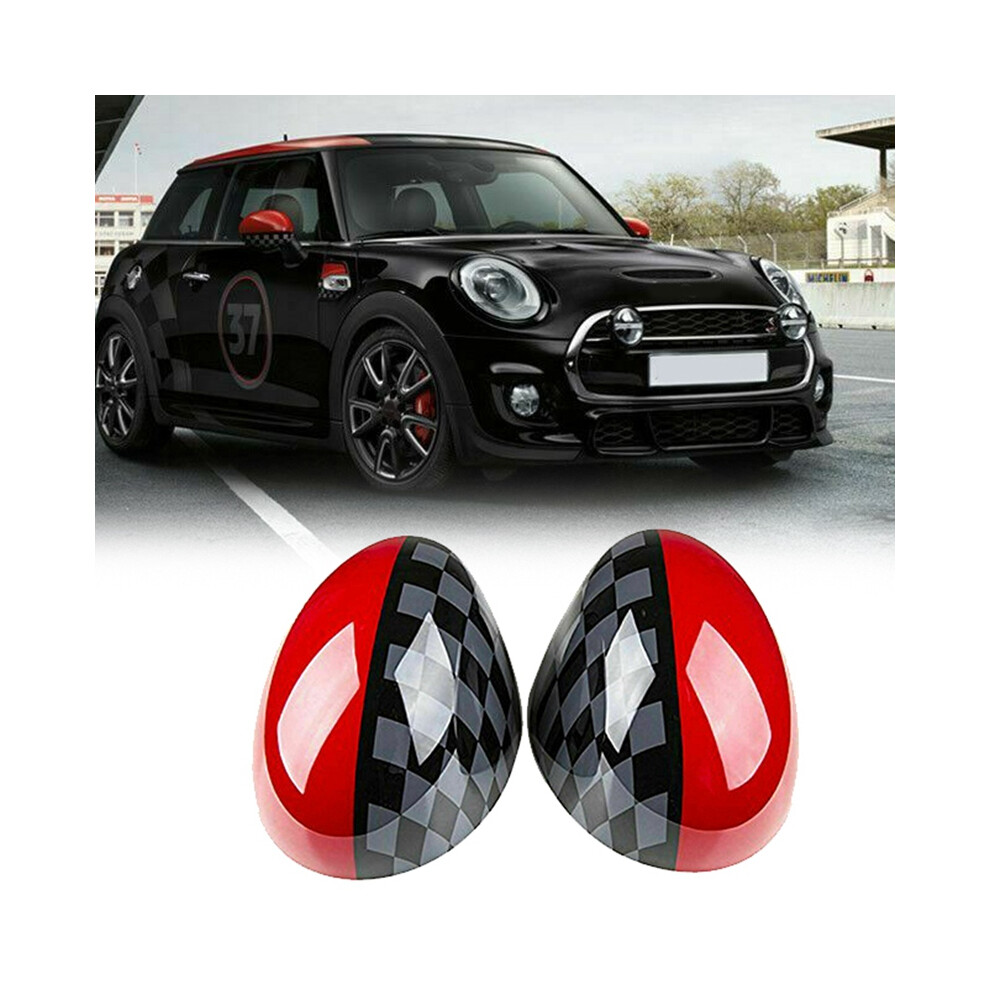 Car Door Side Mirror Cover Caps For Mini Cooper Hardtop F54 F55 F56 F57 F60 Series Jcw Style 4852537376266