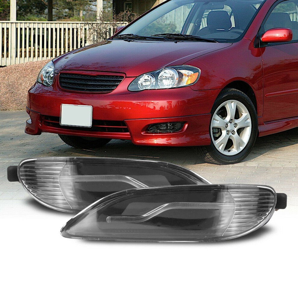 81210-Aa011 Front Led Fog Lights Lamps For Toyota Corolla 2001 -2008 Camry 2002 2003 2004 8120-Aa011 4852537303606