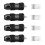 4Pièces Fourche Senior Ajustable Facile À Tenir Noir Usage 8