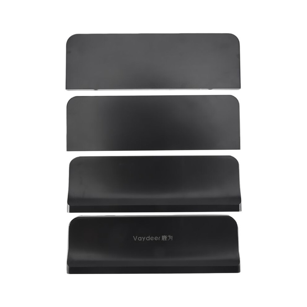 Vaydeer Laptop Stand Vertical Computer Stand Vertical Desktop Stand Space-Saving Desktop Storage Rack Desktop Stand (3 Slots) 4852693505623