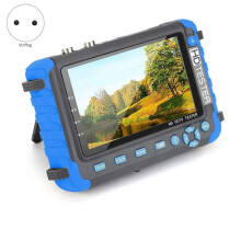 5-Zoll-HD-CCTV-Tester, 8 MP AHD/CVI/TVI CVBS CCTV/Kameratester, VGA-/HDMI-kompatibler Eingang, Mini-Monitor, EU-Stecker