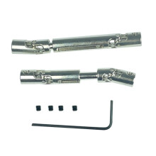 2 Stück LD-P06 Metall-Antriebswelle (CVD) für LDRC LD-P06 LD P06 Unimog 1/12 RC-Truck-Auto-Upgrade-Teile Zubehör