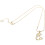 2Pièces Colliers Pendentif Lettre E Femme Chic 1