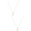 2Pièces Colliers Pendentif Lettre E Femme Chic 9