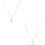 2Pièces Colliers Pendentif Lettre E Femme Chic 8