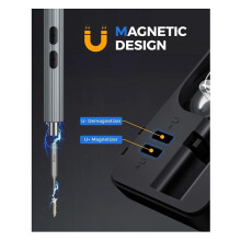 Mini-Elektroschraubendreher, 58-in-1-Elektroschraubendreher-Set mit 48 magnetischen Bits, für Handy, Uhr, Kamera und Laptop