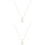 2Pièces Colliers Pendentif Lettre E Femme Chic 7
