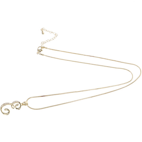 2Pièces Colliers Pendentif Lettre E Femme Chic 2