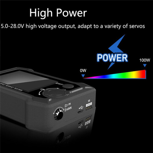 TOOLKITRC ST8 2.4 TFT 7-28V 8 Canais Servo Tester Integrado 4 Interface Independente Teste de Sinal 1