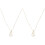 2Pièces Colliers Pendentif Lettre E Femme Chic 4