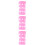 3Pièces Housse Silicone Rose Extérieur 9