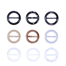 27Pièces Clips Écharpe Anneaux Ronds T-Shirt Couleurs Assorties