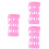3Pièces Housse Silicone Rose Extérieur 7