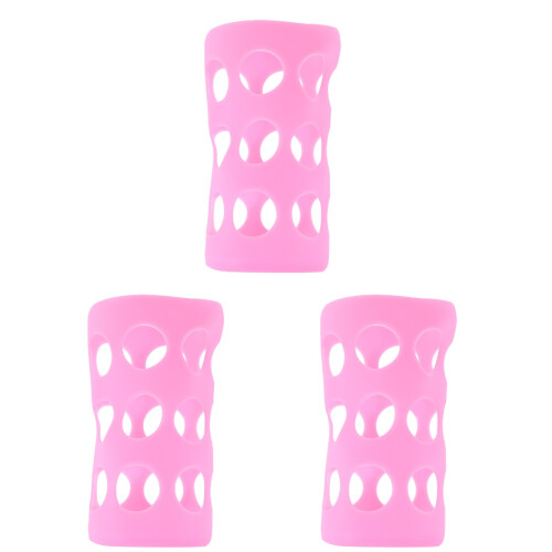 3Pièces Housse Silicone Rose Extérieur 2