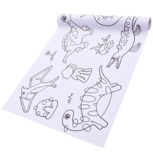 4Pièces Rouleau Papier Pour Dessin Enfants Auto-Adhésif Sécurisé