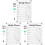 3Ensembles Tableaux Mémos Crayonné Transparent Multiusage 2