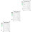 3Ensembles Tableaux Mémos Crayonné Transparent Multiusage 5