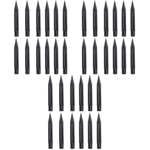 36Pièces Fixations Noires Pour De Pelouse Durable 2