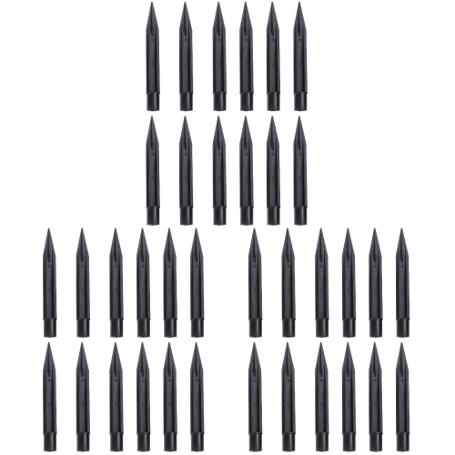 36Pièces Fixations Noires Pour De Pelouse Durable 1