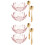 4Ensembles Bols Mélangeurs Roses Pour Masques 6