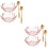 4Ensembles Bols Mélangeurs Roses Pour Masques 7