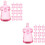 60Pièces Jouets Mini Rose Pour Jeux Accessoires Bébé 6