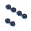 6Pièces Capuchon Fourche Bleu Résistant 6