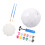 3Ensembles Ballons Foot DIY Blancs PU Pour Déco 3