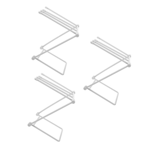 3Pièces Porte-Chiffons Pliable 4 Barres Pour Cuisine 2