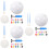 3Ensembles Ballons Foot DIY Blancs PU Pour Déco 9