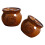 4Pcs Antique Pattern Ceramic Stewing Crocks for Soup Cooking Home Use 10