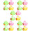 20Pièces Jouets Créatifs À Remonter Écureuils Multicolores 8