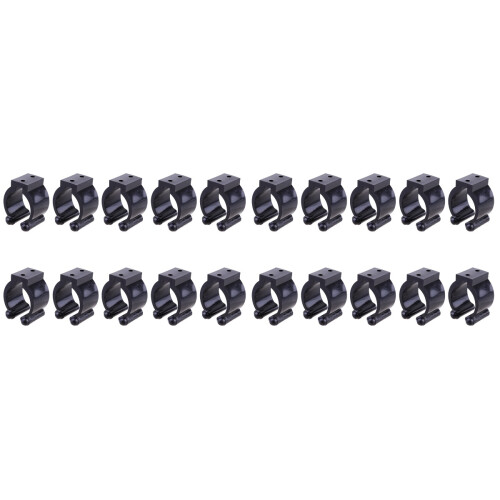 40Pièces Rack Fixation Murale Queue De Billard Noir 1