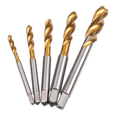 Spiralgewindebohrer Gewindebohrer Gewindeformgewindebohrer Hss 5Pc Metrisch Spiral Geriffelt Maschinengewindebohrer M3 M4 M5 M6 M8