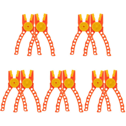 10Pièces Séparateur Et Axels ABS Orange Usage Familial 2