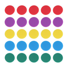 200Pièces Jetons Plastique Assortis Pour Activités Mathématiques