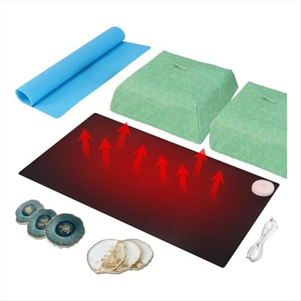 Semoic Resin Heating Pad, Fast Curing Machine With Timer