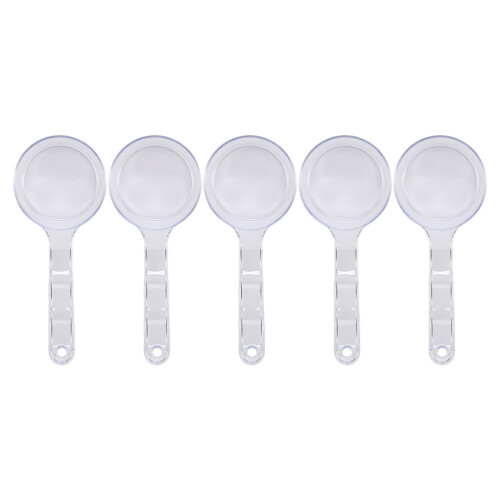15Pièces Cuillères Mesureuses Transparentes Pour Masques En PP