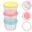 24Pièces Boîtes Étanches Bébé Pour Snack, Micro-Ondes Congélateur 3