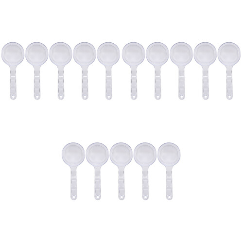 15Pièces Cuillères Mesureuses Transparentes Pour Masques En PP 2