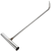 3Pcs Durable Silver Stainless Steel T Hook Manhole Cover Lifting Tool