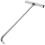 3Pcs Durable Silver Stainless Steel T Hook Manhole Cover Lifting Tool 3