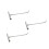 3Pcs Durable Silver Stainless Steel T Hook Manhole Cover Lifting Tool 9