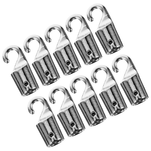 30Pcs Silver Metal Blind Wand Connector Hooks for Window Blinds 1