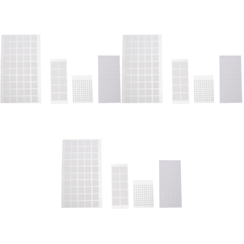3Sets Transparent Double Stick Tape DIY Dots for Wall and Craft Use 2