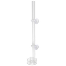 2Sets Clear Shrimp Feeding Tube Compact Fish Feeder for Home Aquarium