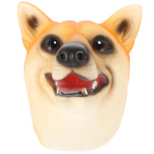 2Pcs Creative Orange Dog Head Puppets Kids Funny Interactive Toys