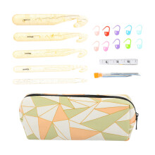 5Sets Household Crochet Kit Plastic Hooks for Clothes and Sweaters