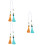 3Pcs Car Hanging Decor Lotus Pendant with Bead String for Rearview 8
