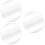 3Pcs Silver Acrylic Round Mirror Props for Photography Makeup Display 8